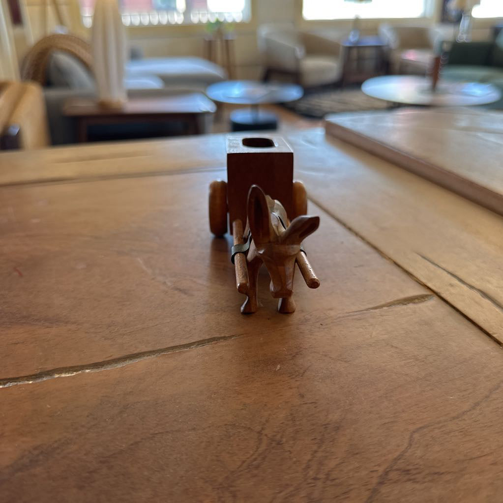 Vintage Wooden Donkey Watch Holder UNIQUE FINDS