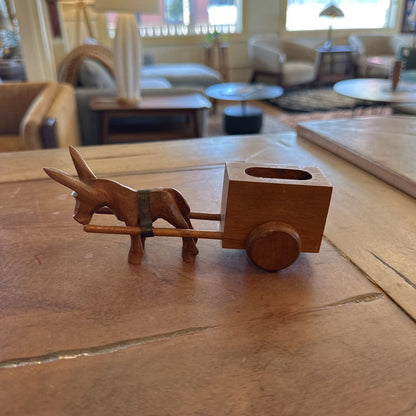 Vintage Wooden Donkey Watch Holder UNIQUE FINDS