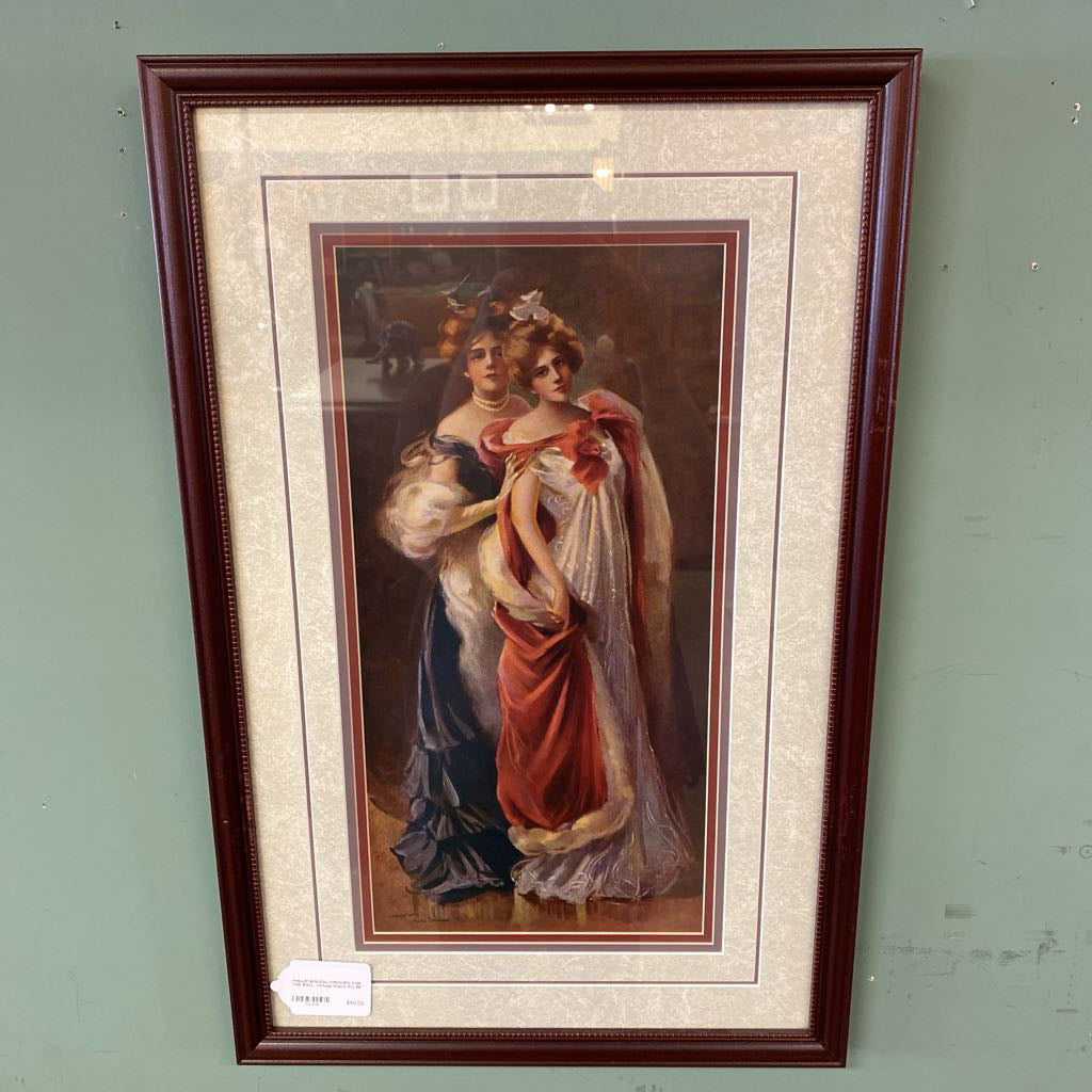 PHILLIP BOILEAU DRESSED FOR THE BALL Vintage Repro Art