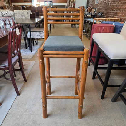 Rustic Tall Square Cabin Stool