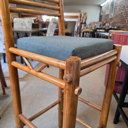 Rustic Tall Square Cabin Stool