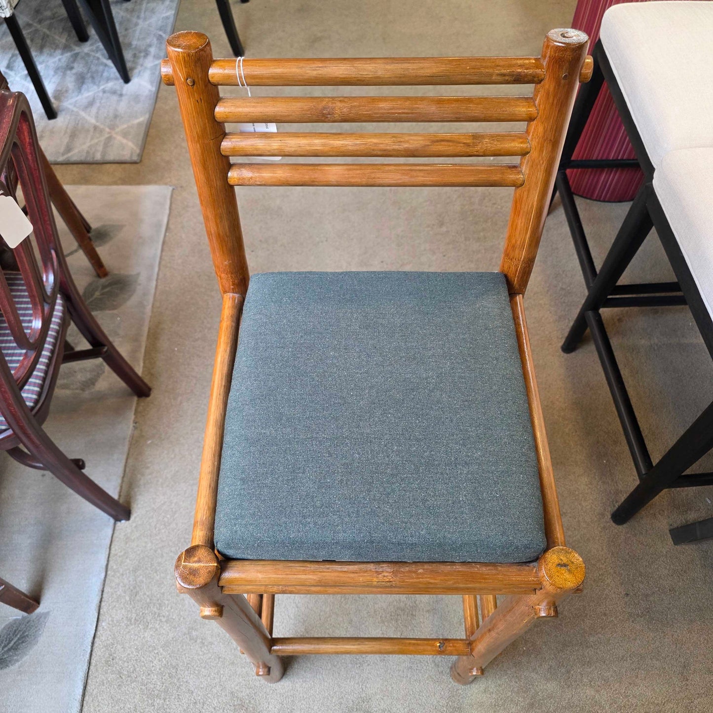 Rustic Tall Square Cabin Stool