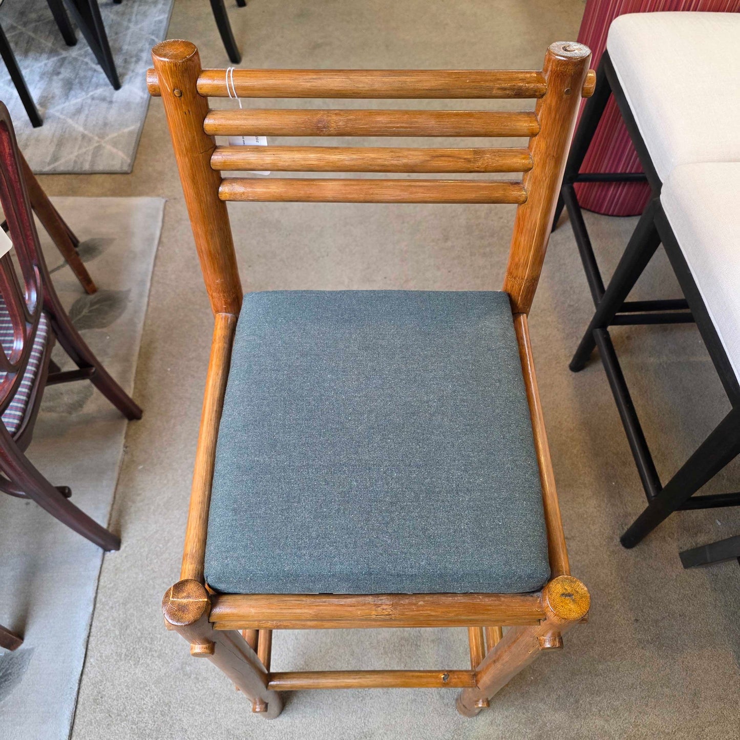 Rustic Tall Square Cabin Stool