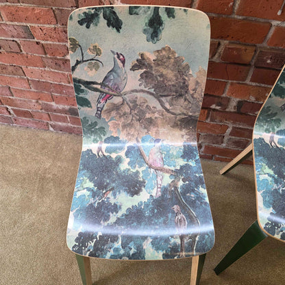 Anthropologie Tamsin Bentwood Bird Motif Chair