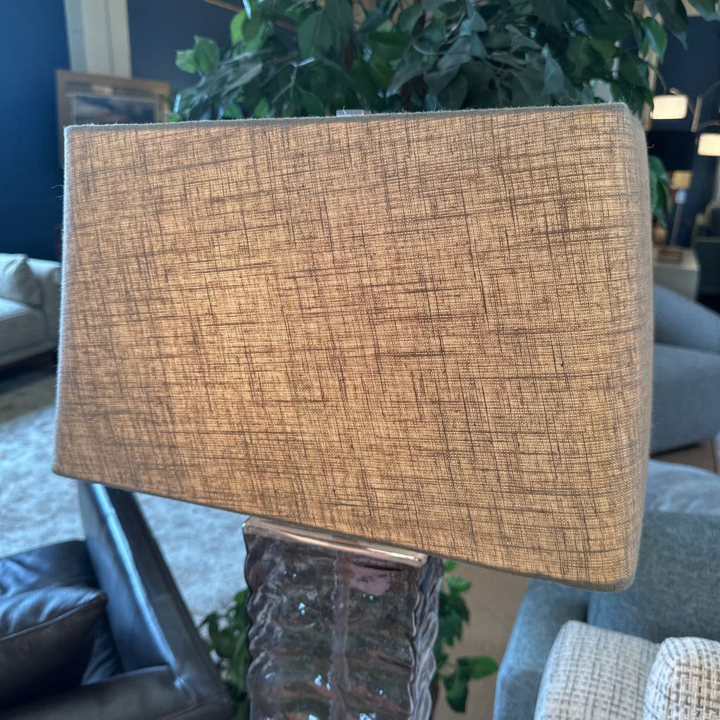 Wavy Glass Table Lamp