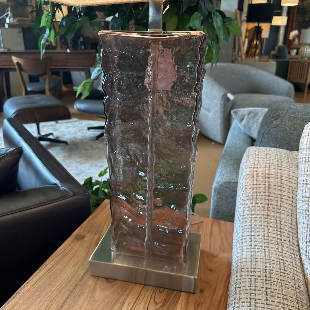 Wavy Glass Table Lamp
