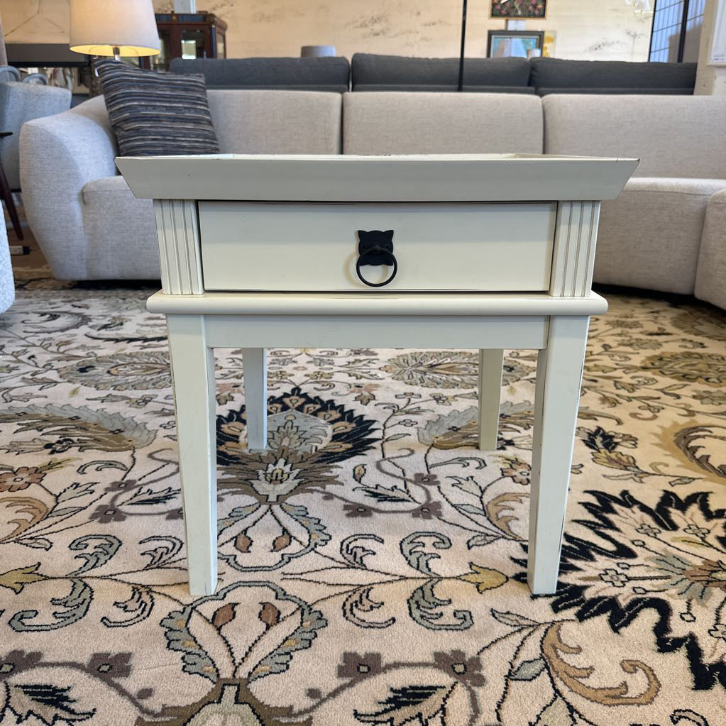 White Square Nightstand C NIGHTSTANDS