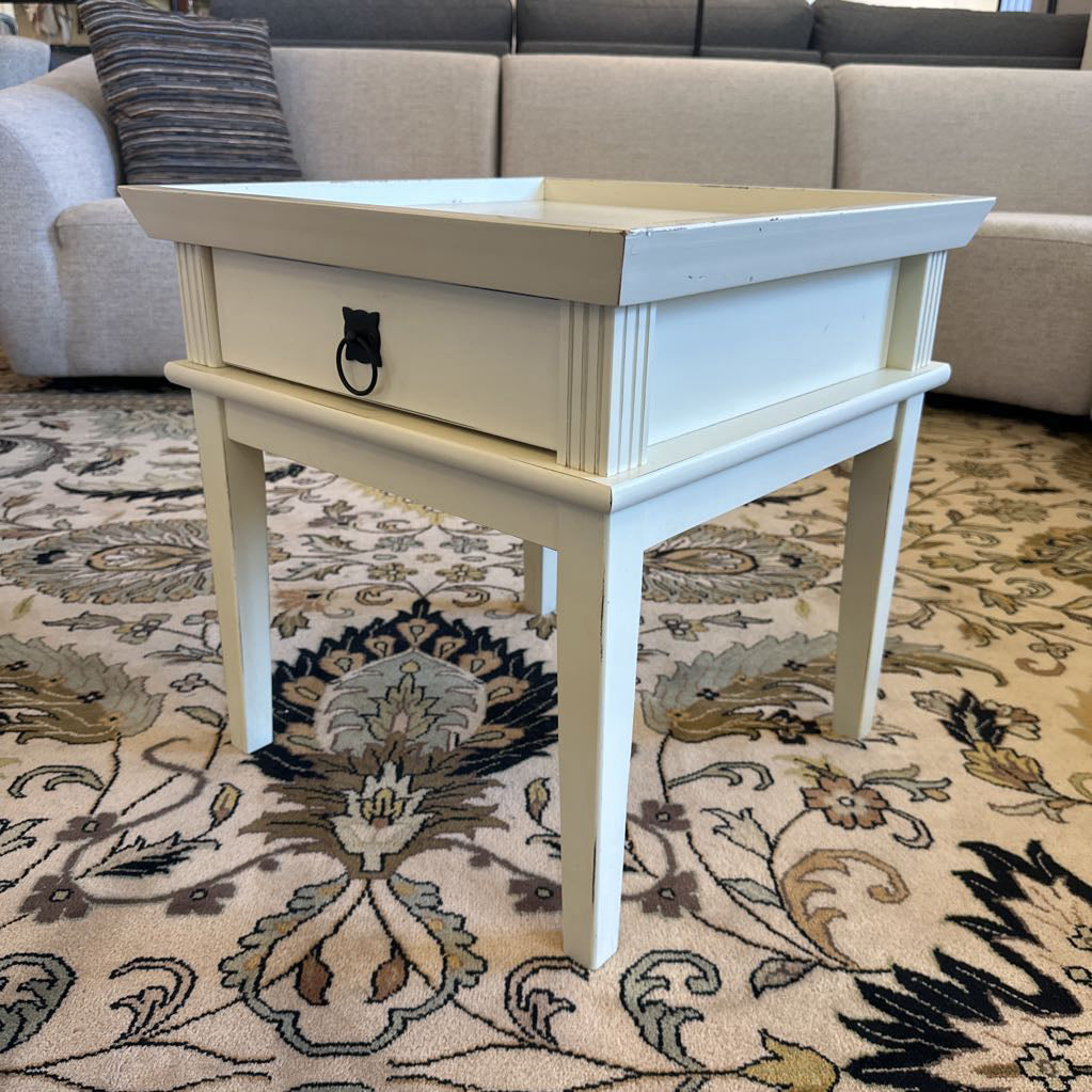 White Square Nightstand C NIGHTSTANDS