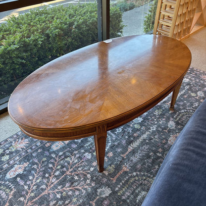 Henredon Oval Coffee Table
