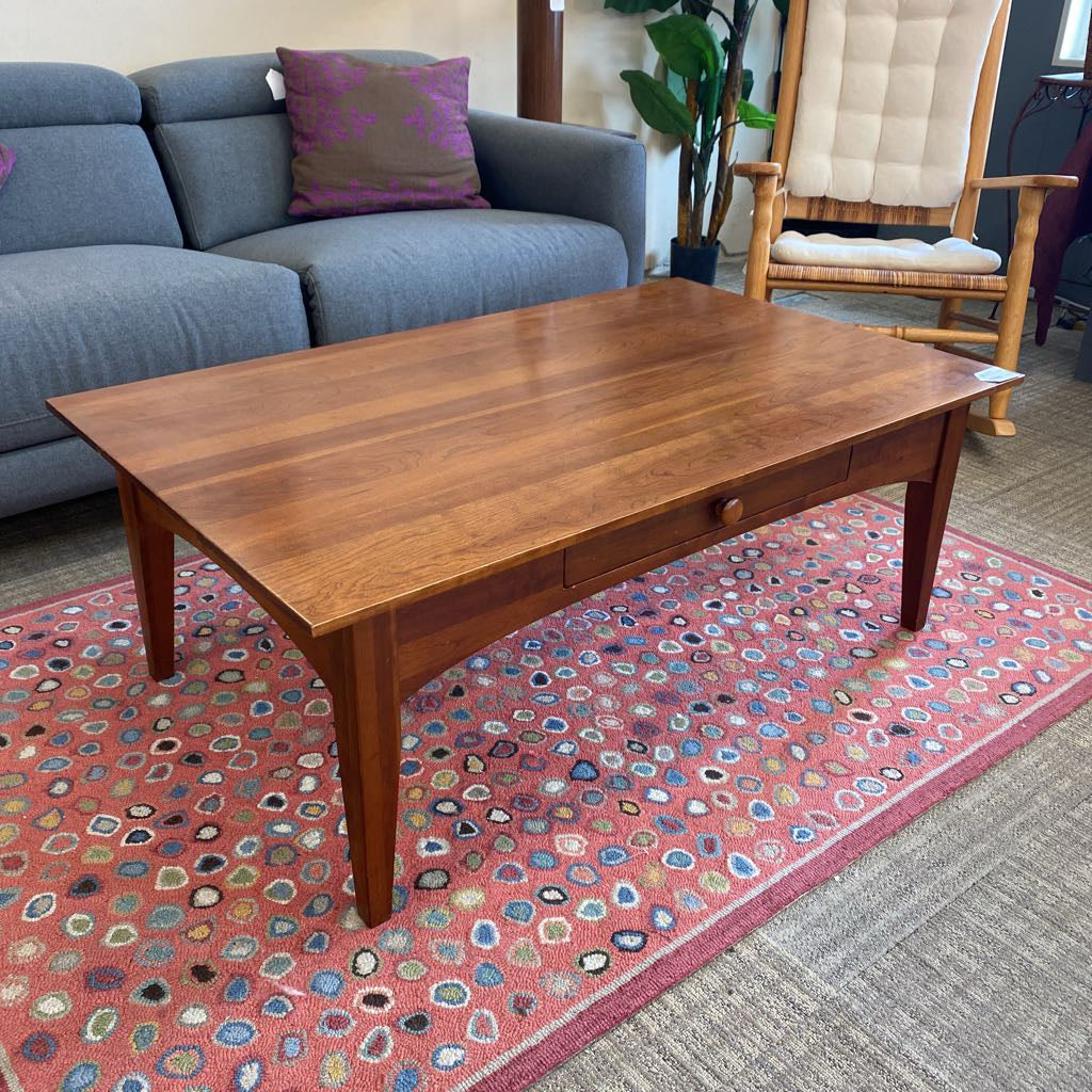 Cherry Coffee Table w/Drawer C COFFEE TABLES