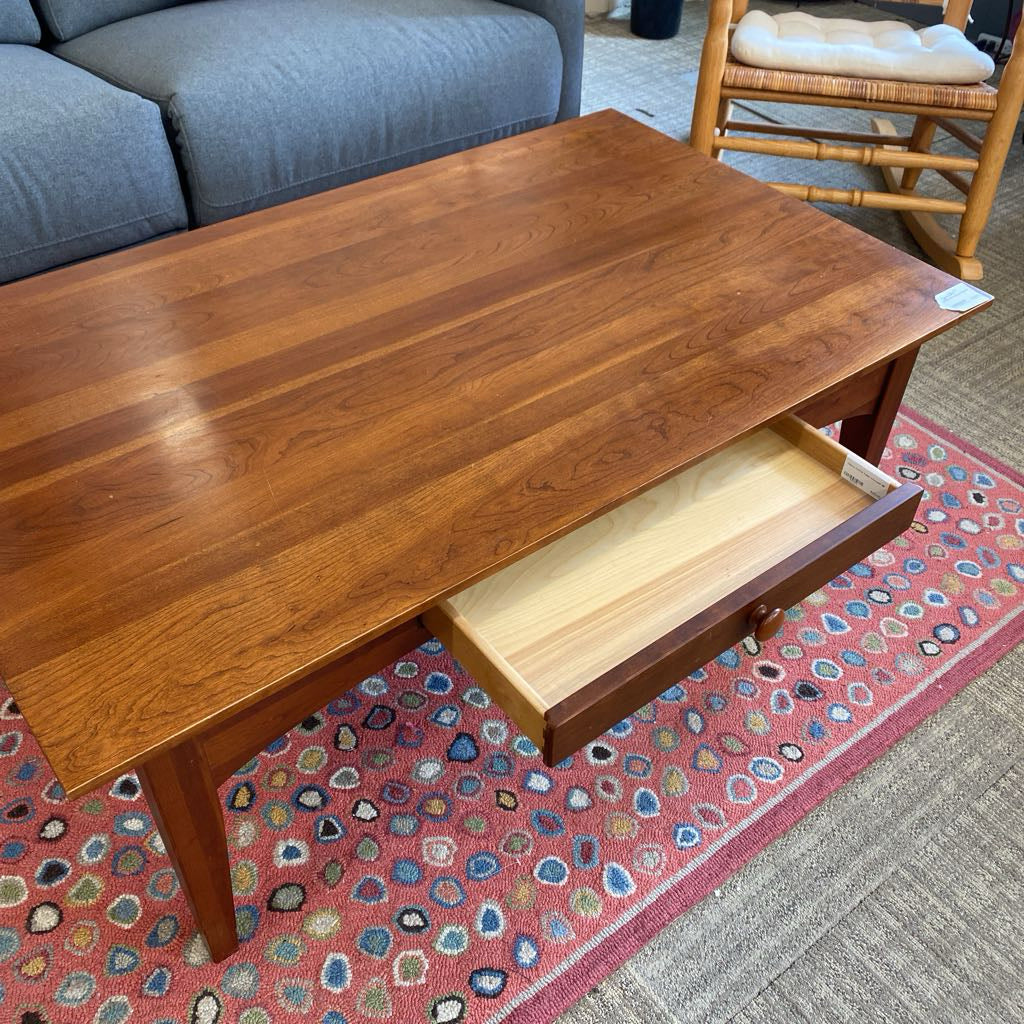 Cherry Coffee Table w/Drawer C COFFEE TABLES