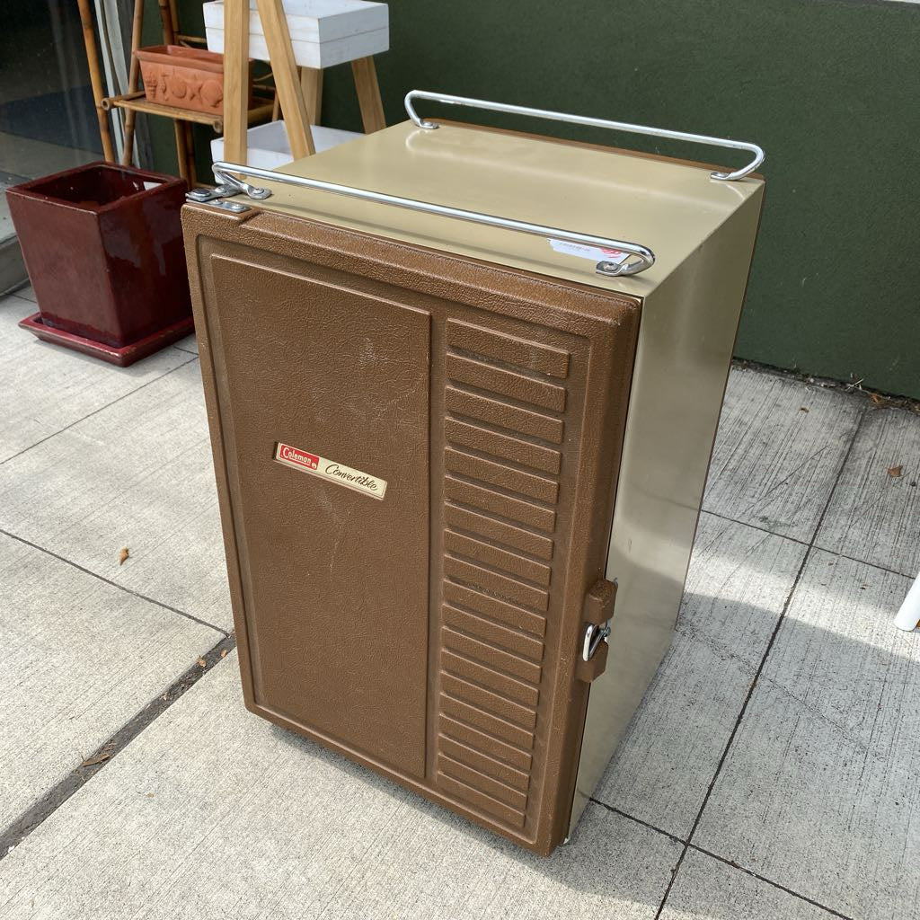 Vintage COLEMAN Fridge Style Cooler UNIQUE FINDS
