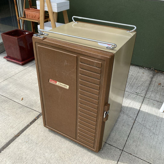Vintage COLEMAN Fridge Style Cooler UNIQUE FINDS
