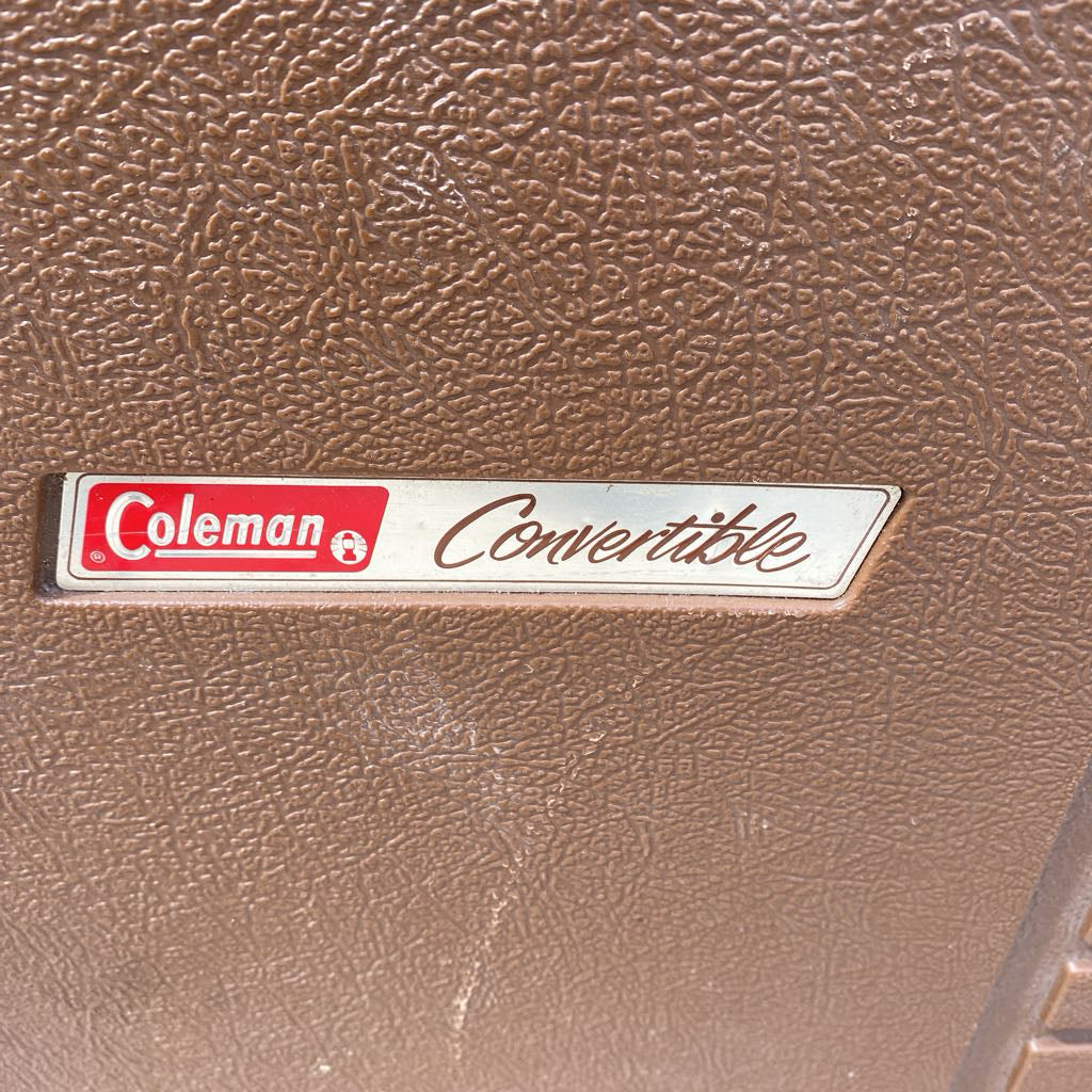 Vintage COLEMAN Fridge Style Cooler UNIQUE FINDS