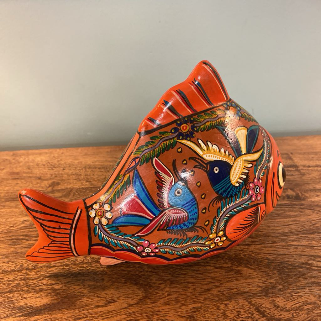 Mexican Terracotta Fish Decor