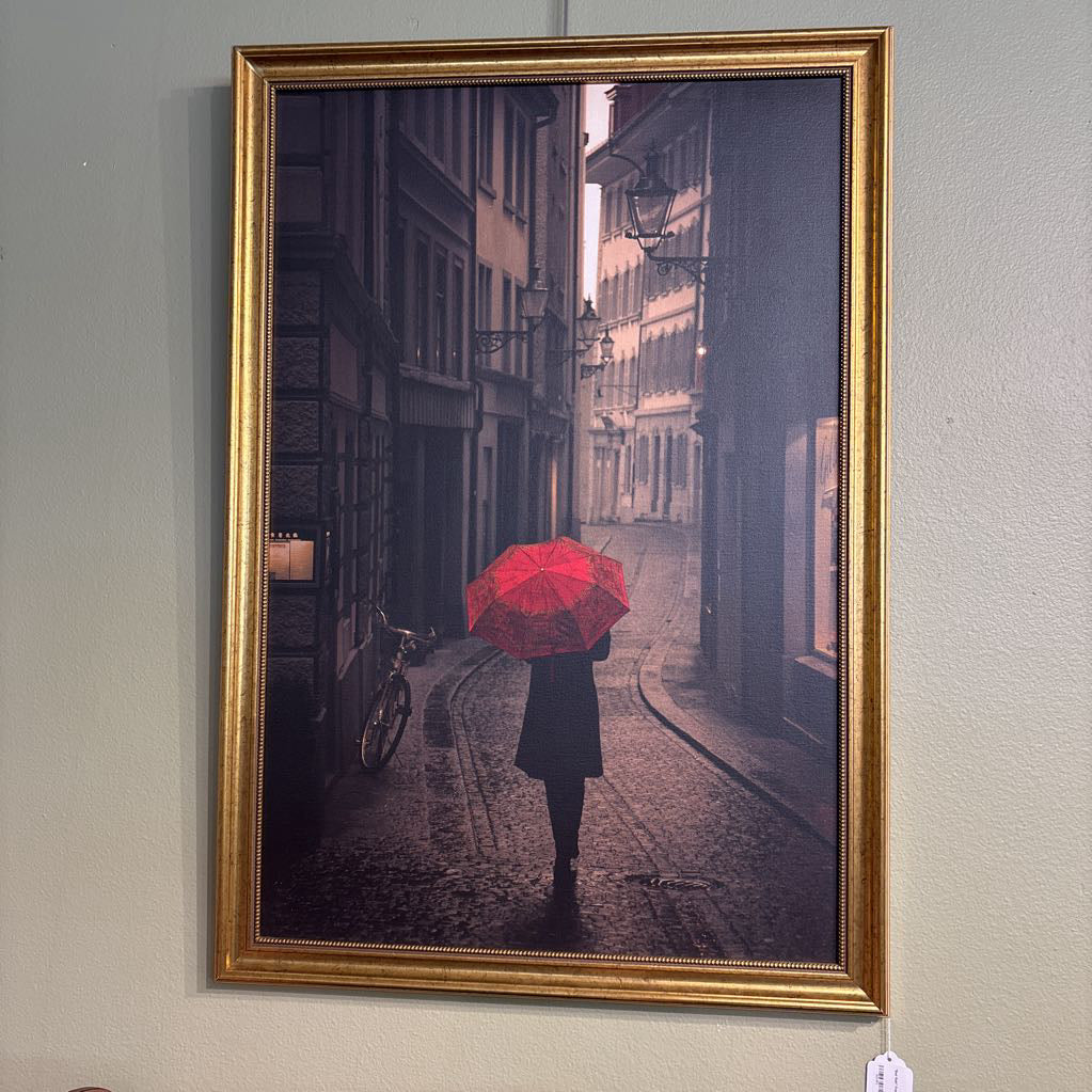 "Red Rain" Framed Art ART