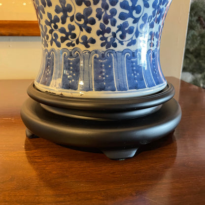 Blue & White Ginger Jar Lamp