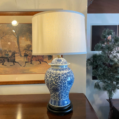Blue & White Ginger Jar Lamp