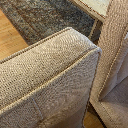 Tufted Back Cream Upholstery Dining Chair SET OF 8