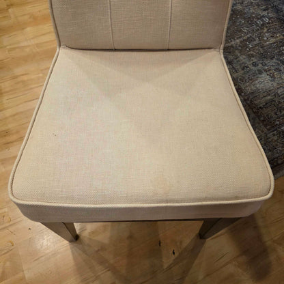 Tufted Back Cream Upholstery Dining Chair SET OF 8