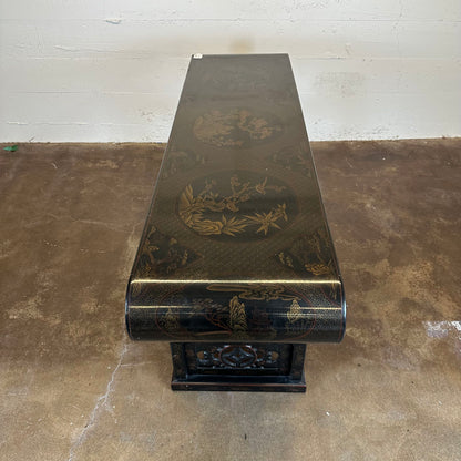 Asian Rolled Edge Console Table
