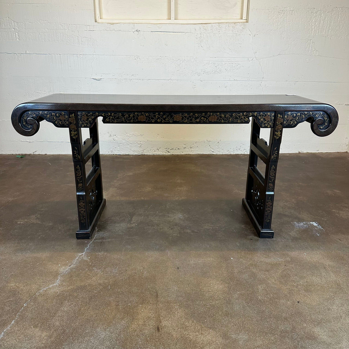 Asian Rolled Edge Console Table C CONSOLE TABLES