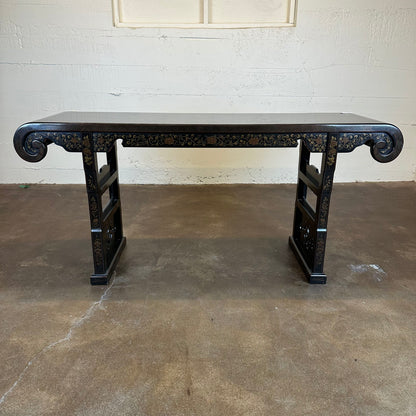 Asian Rolled Edge Console Table