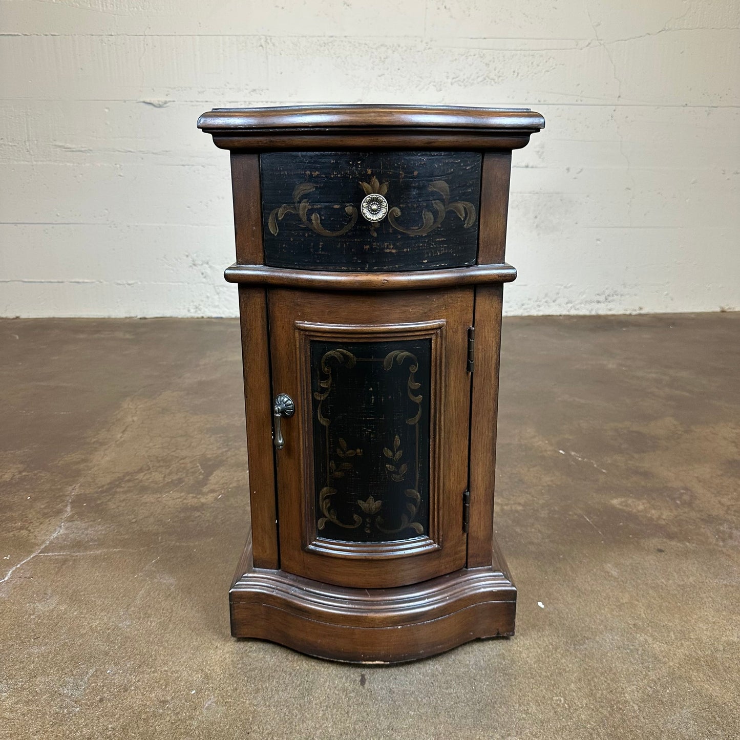 Bowfront Accent Cabinet