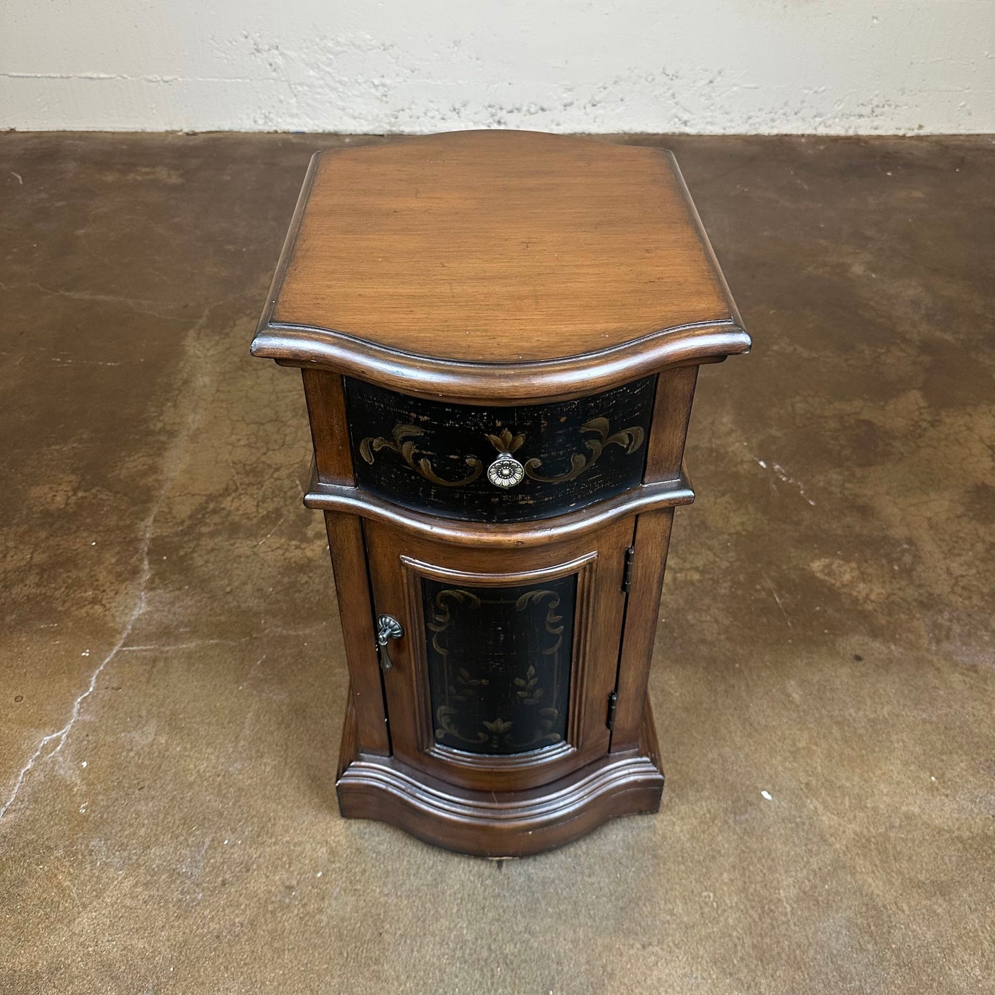 Bowfront Accent Cabinet