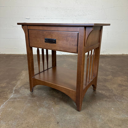 Mission Style 1 Drawer Nightstand