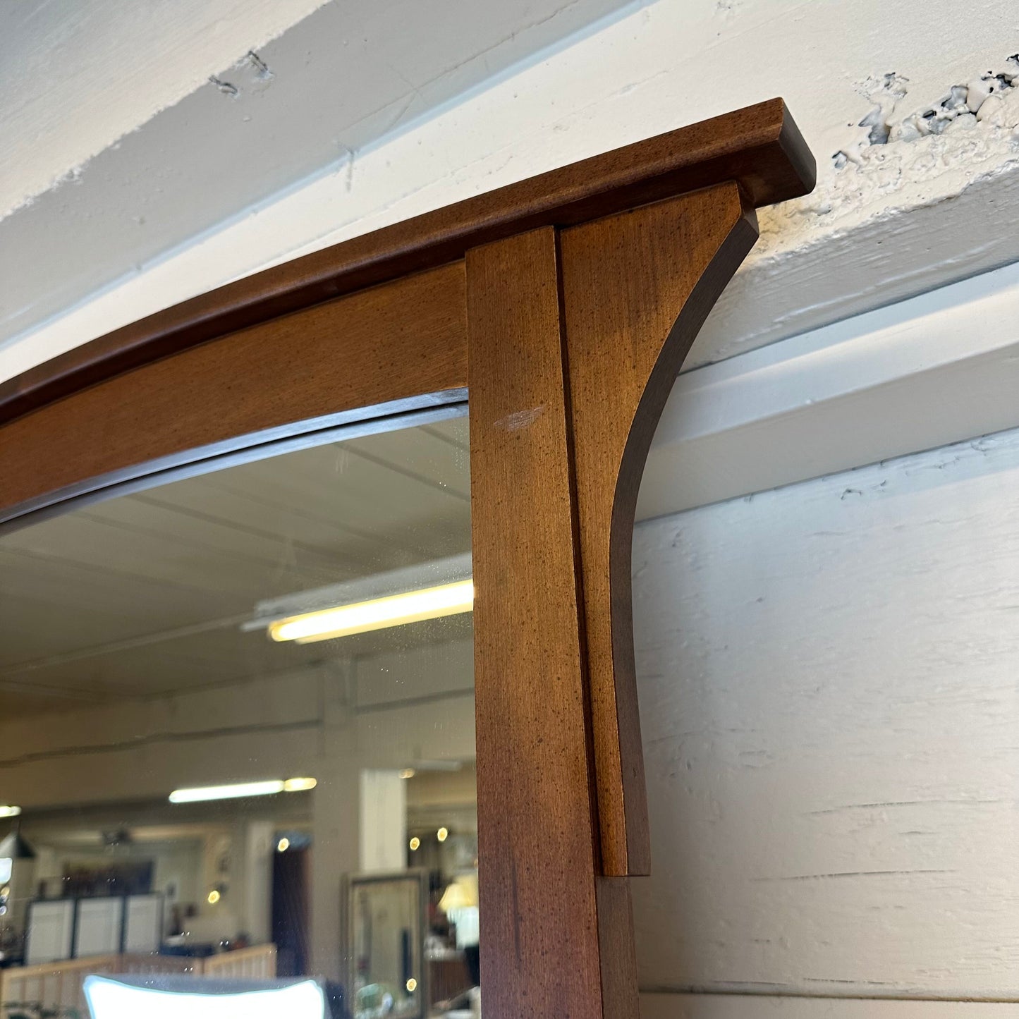 Mission Style Arch Top Mirror