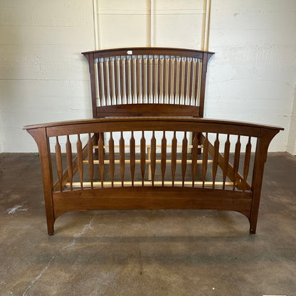Mission Style Arch Top Queen Bedframe
