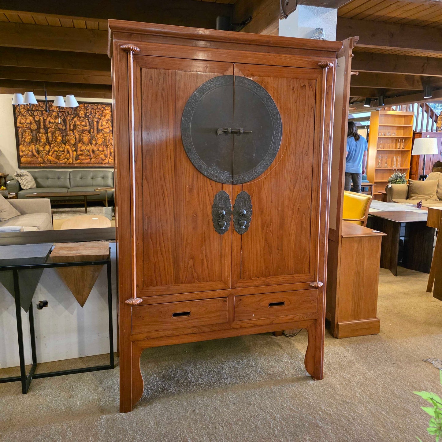 Elm Chinese Wedding Armoire C CABINETS