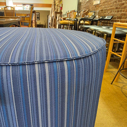 Knoll Rockwell Blue Swivel Stool