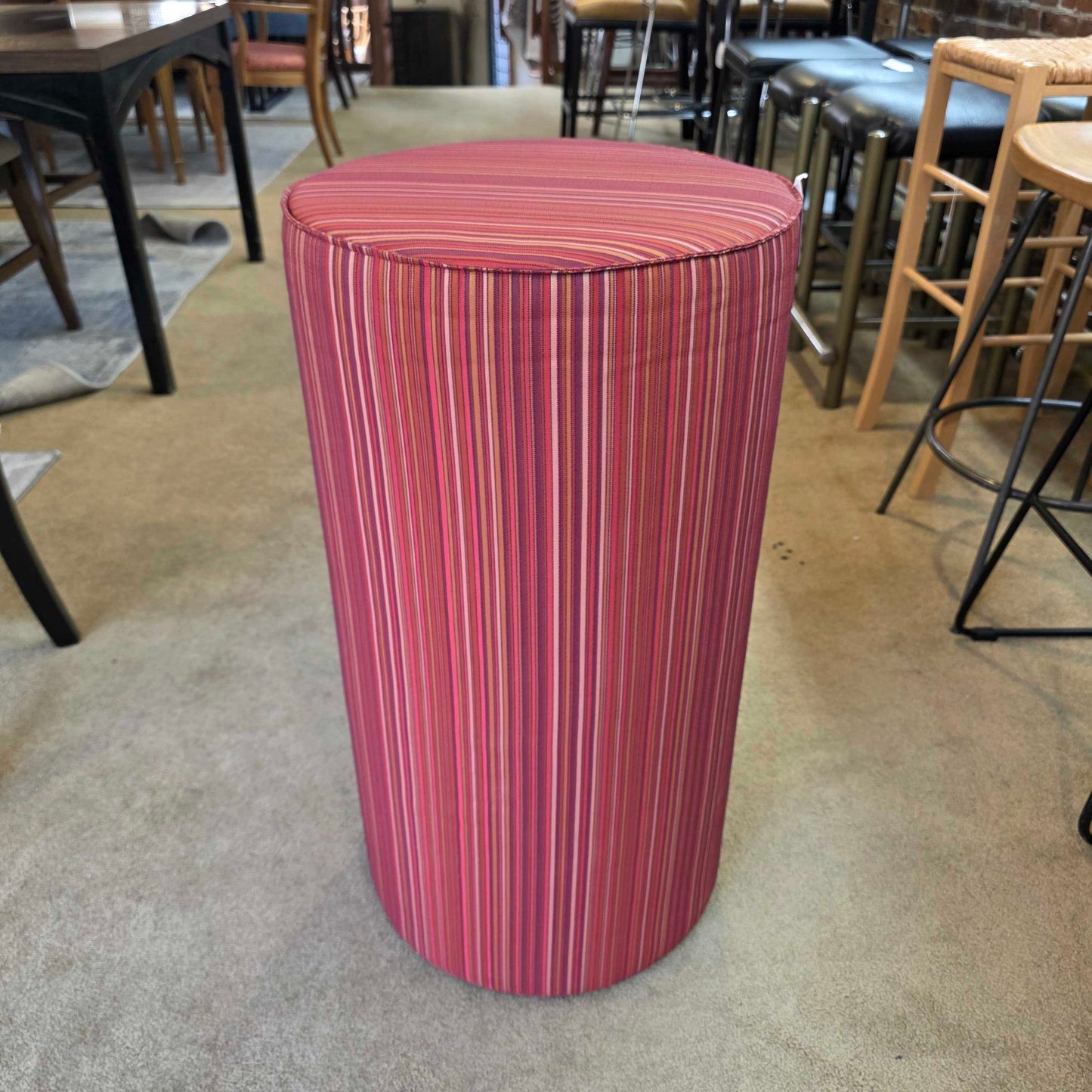 Knoll Rockwell Red Swivel Stool