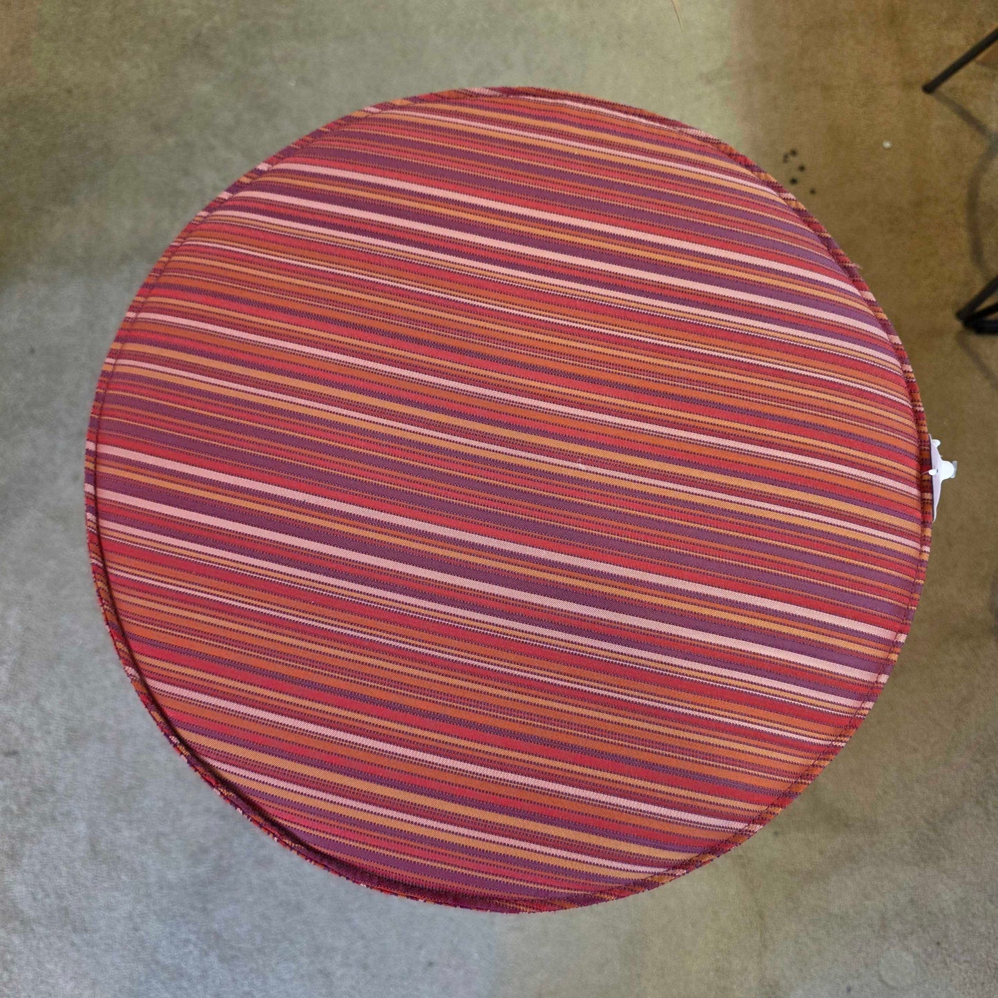 Knoll Rockwell Red Swivel Stool