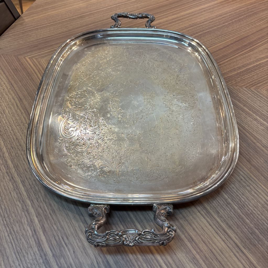 Ornate Silver Tray