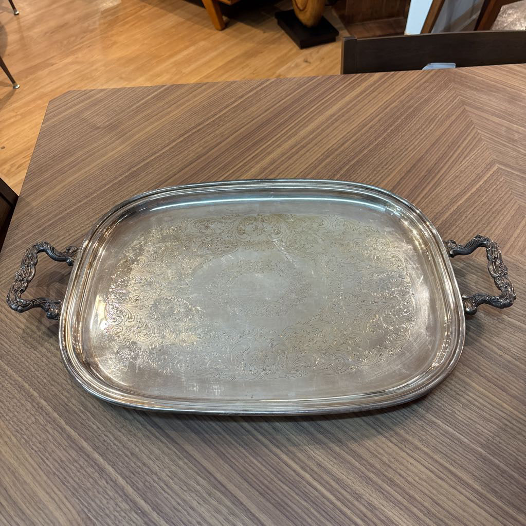 Ornate Silver Tray