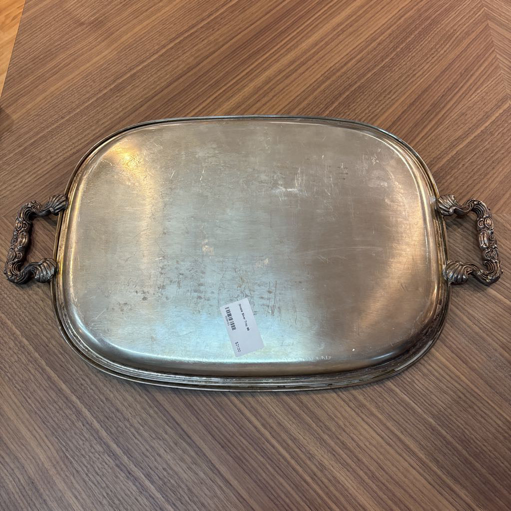 Ornate Silver Tray