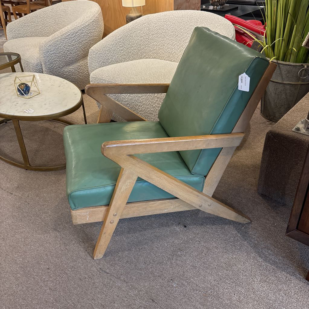 Green Leather Chair