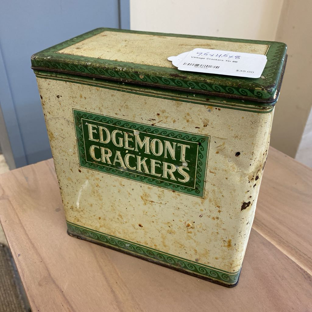 Vintage Crackers Tin