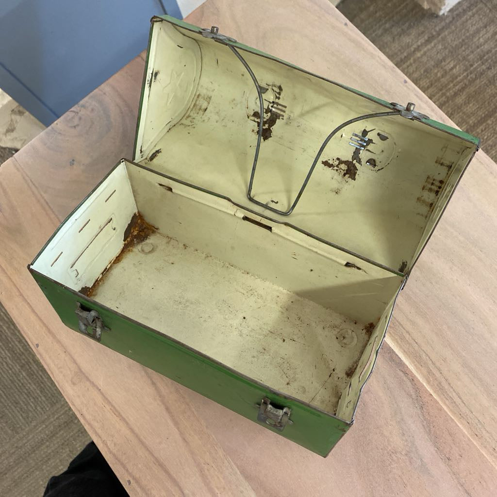 Vintage Green Lunch Box (AS IS)