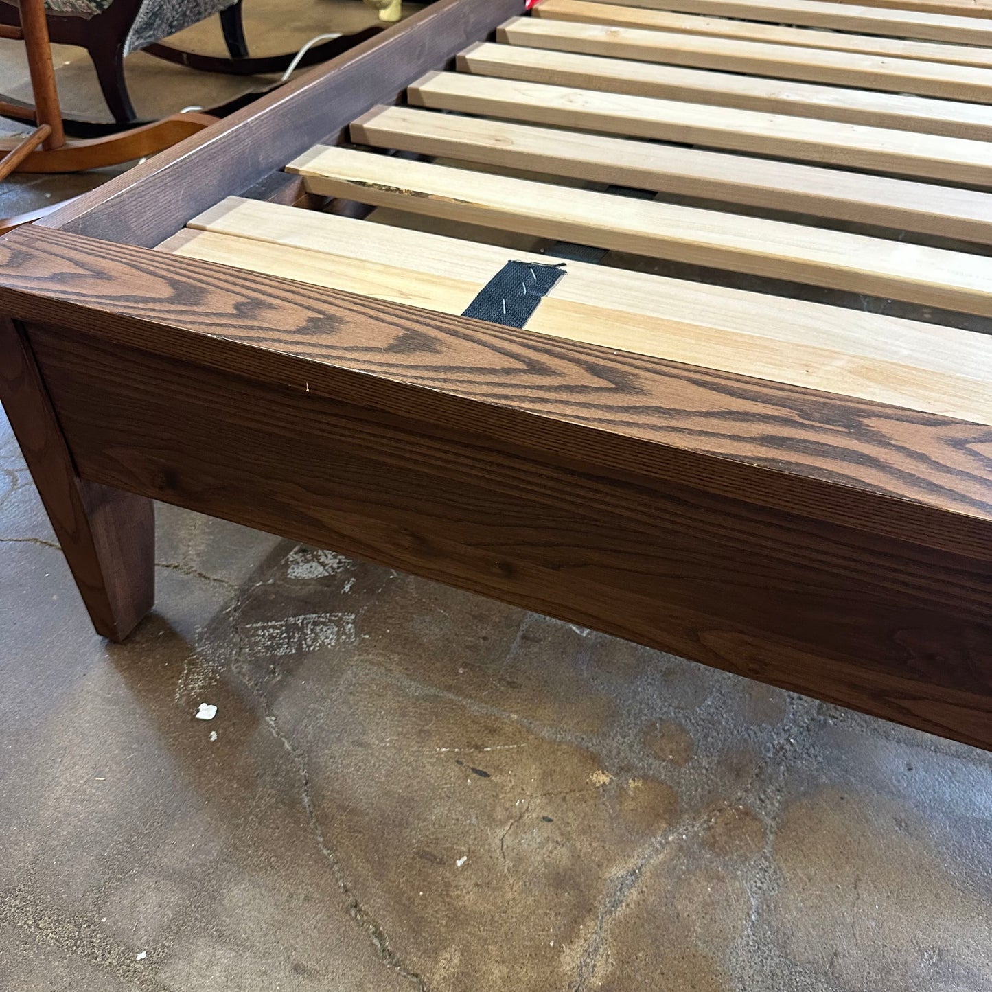 Dania Walnut Queen Bed