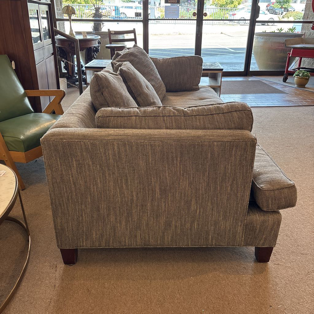 Ralph Lauren Grey Tufted Couch