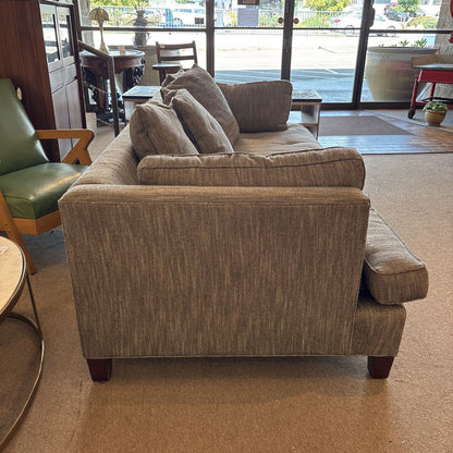 Ralph Lauren Grey Tufted Couch