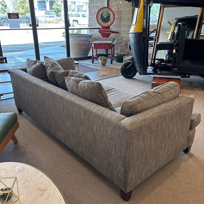 Ralph Lauren Grey Tufted Couch