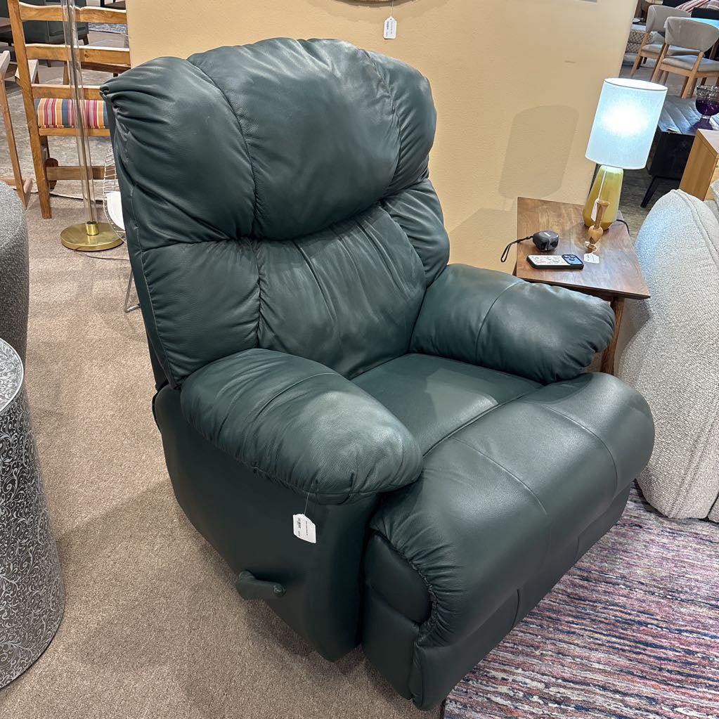 Green Leather Recliner