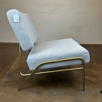 Taupe West Elm Slipper Chair U ACCENT CHAIRS