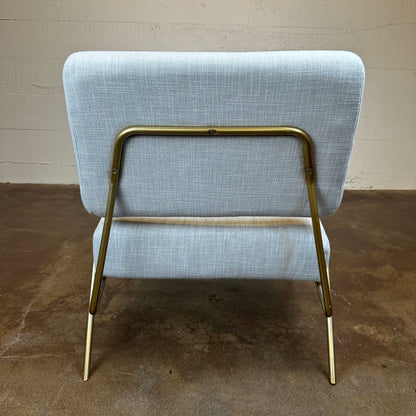 Taupe West Elm Slipper Chair U ACCENT CHAIRS