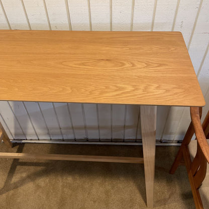 Blonde Oak Rectangular Bar Table